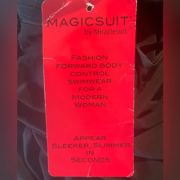 🆕 MAGICSUIT Halter Neck Tummy Control Swim Dress Black 10 - Picture 11 of 16